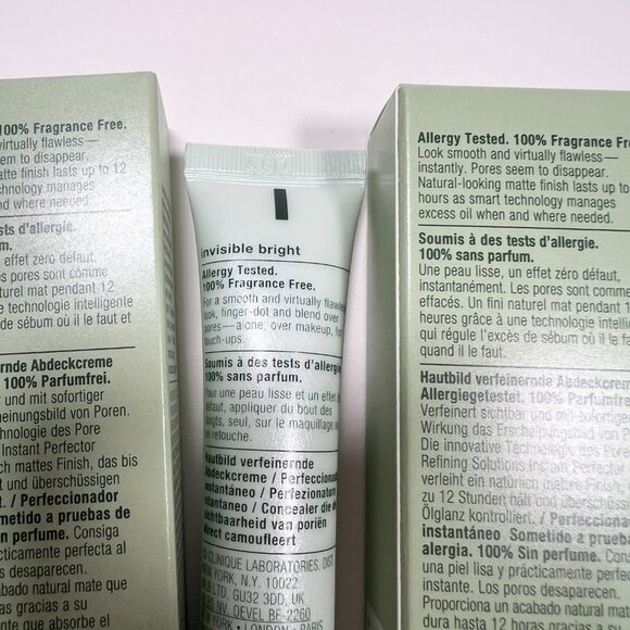 LOT 3 Clinique Pore Refining Solutions Instant Perfector Shade INVISIBLE BRIGHT - Picture 3 of 4